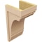 Ekena Millwork 11"W x 11"D x 22"H Wide Warren Rough Cedar Woodgrain TimberThane Corbel, Primed Tan CORUR11X11X22WARRCPR - alternate 2